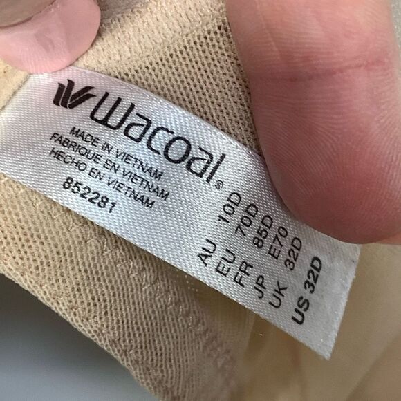 Wacoal Ultimate Side Smoother Wire Free T-Shirt Bra Sand Tan Size 32D - Picture 6 of 7